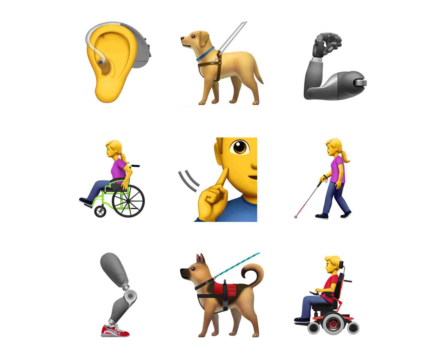 Apple accessibility emojis proposed Unicode