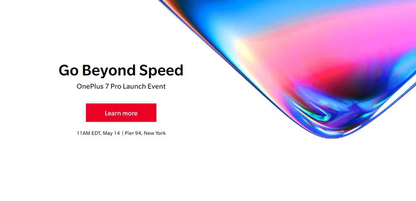 OnePlus 7 Pro launch event