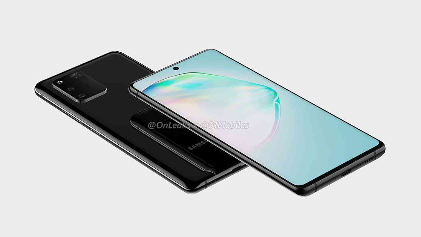Galaxy S10 Lite CAD renders angle