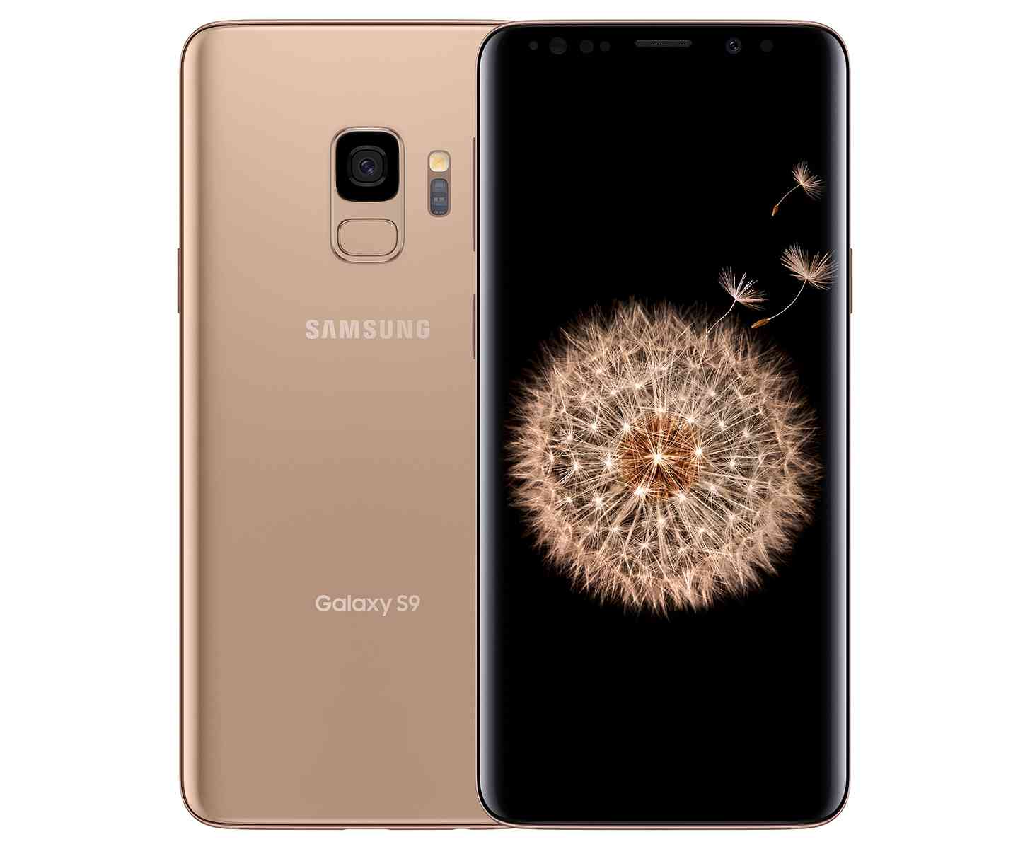 Samsung Galaxy S9 Sunrise Gold official