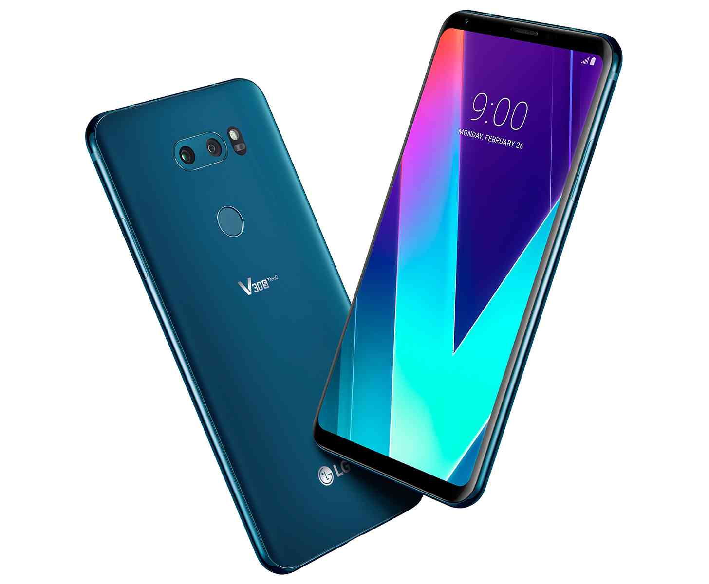 LG V30S ThinQ official Moroccan Blue